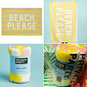 NIP Private Party " Beach Please" Beach Towel